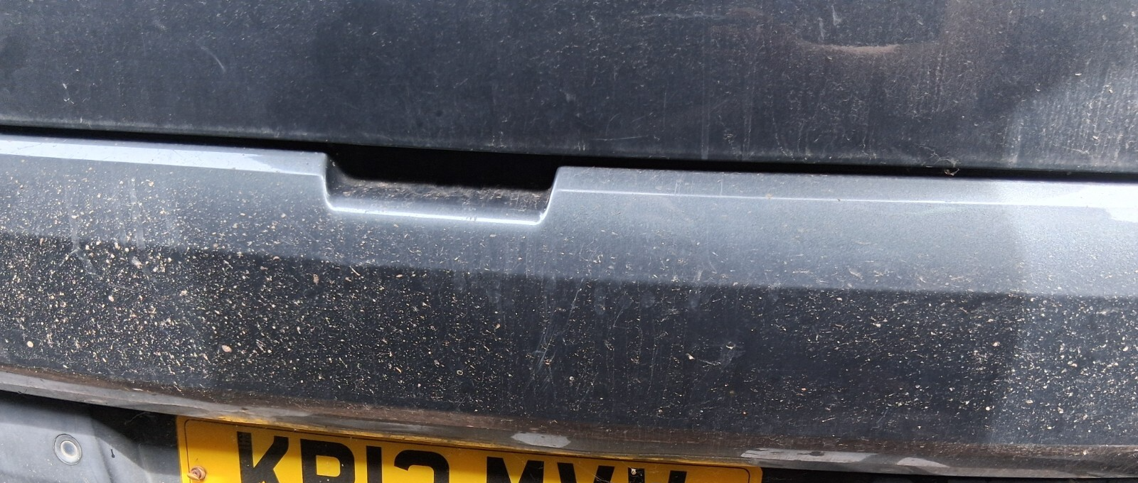 2012 PEUGEOT 3008 MK1 PRE FACELIFT LOWER TAILGATE BOOTLID GRIS SHARK KTPD