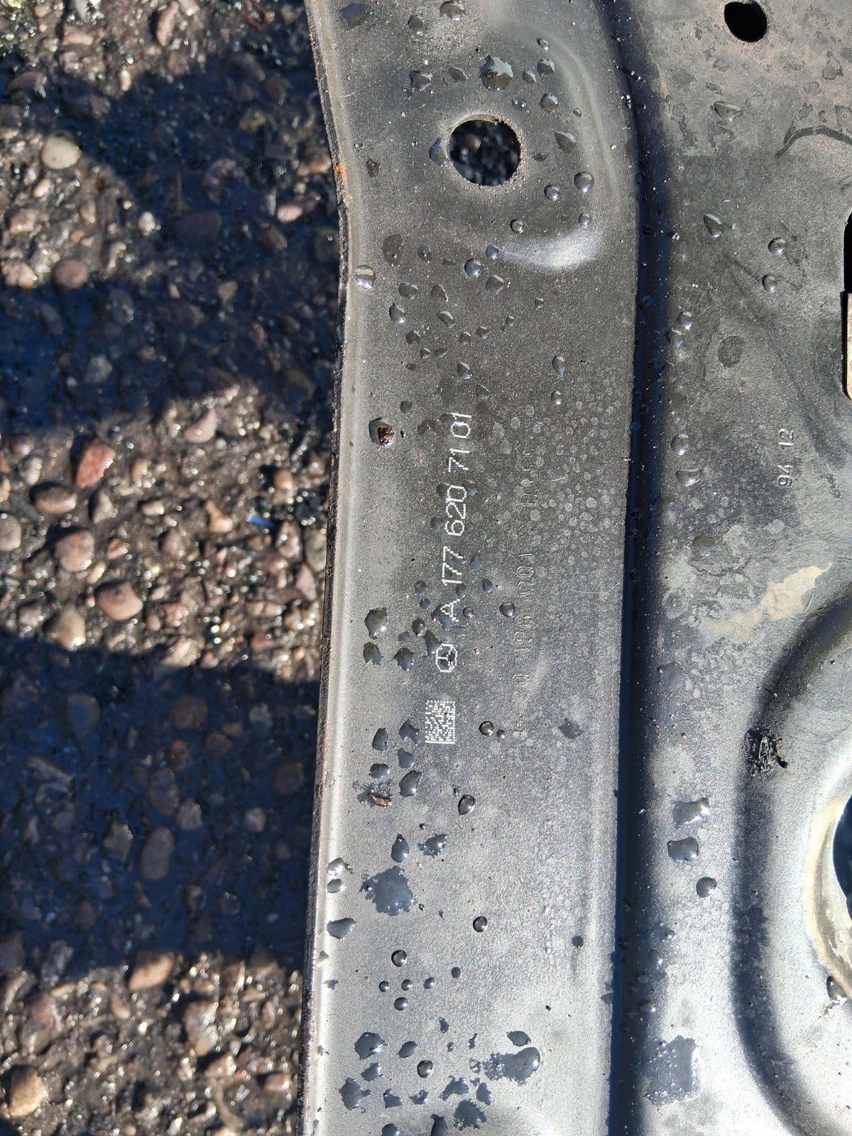 2021 MERCEDES A CLASS V177 SALOON 1.3 PETROL HYBRID FRONT SUBFRAME A1776207101
