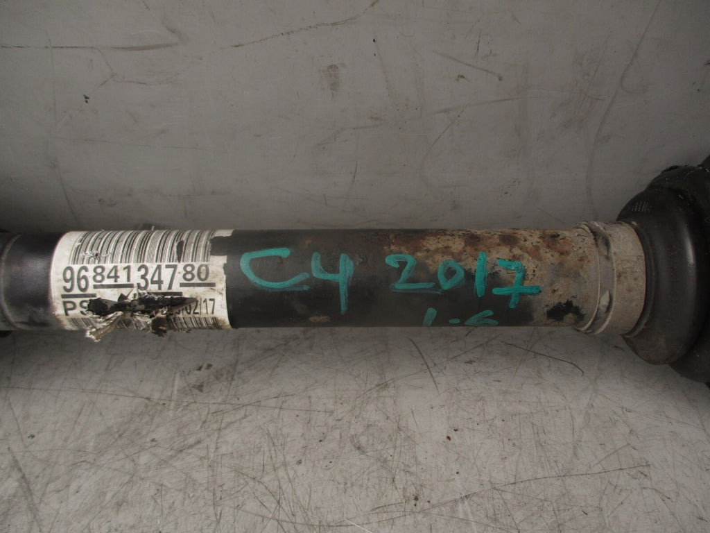 2017 CITROEN C4 1.6 DIESEL NS PASSENGER SIDE DRIVESHAFT 9684134780