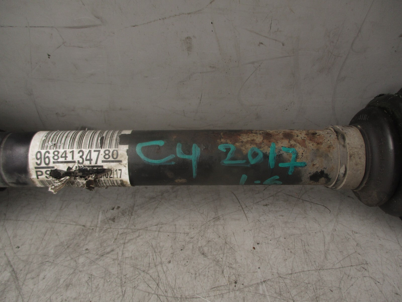 2017 CITROEN C4 1.6 DIESEL NS PASSENGER SIDE DRIVESHAFT 9684134780