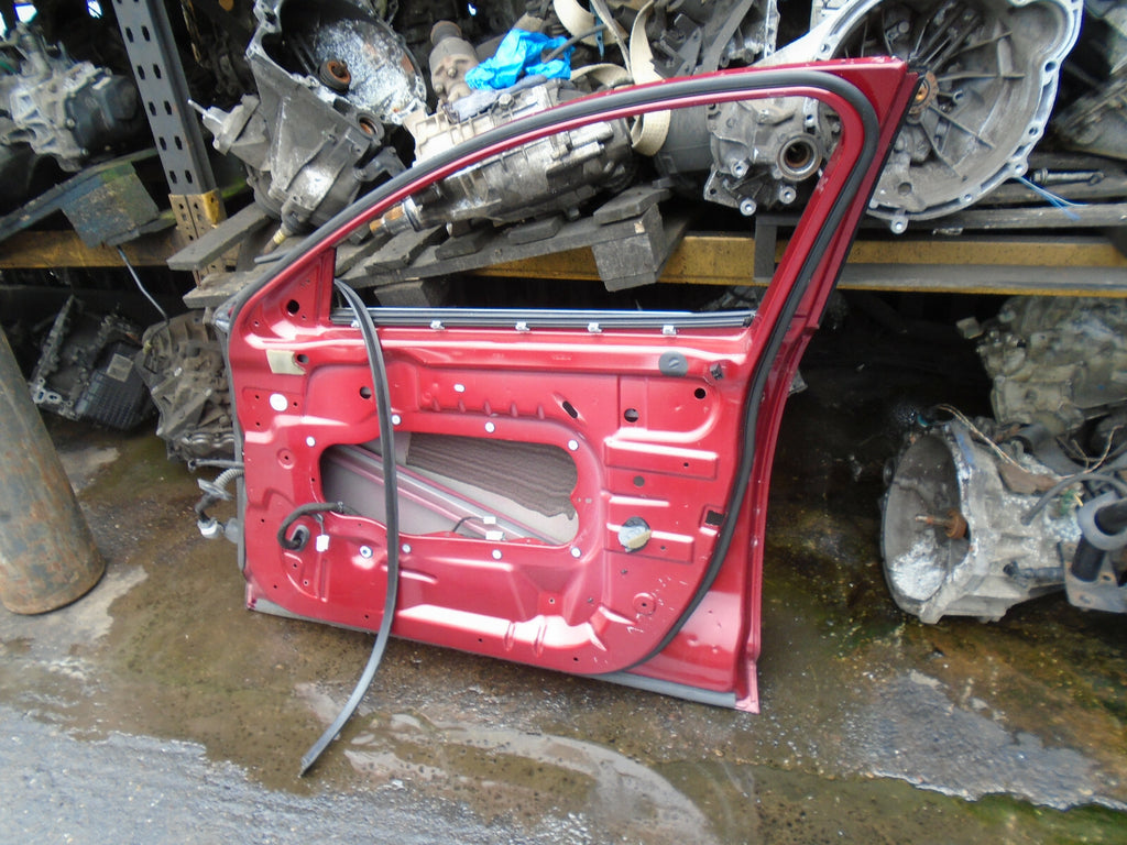 JAGUAR XF FACELIFT 2013 OSF DRIVER SIDE FRONT BARE DOOR SHELL FRAME ONLY RED CAJ