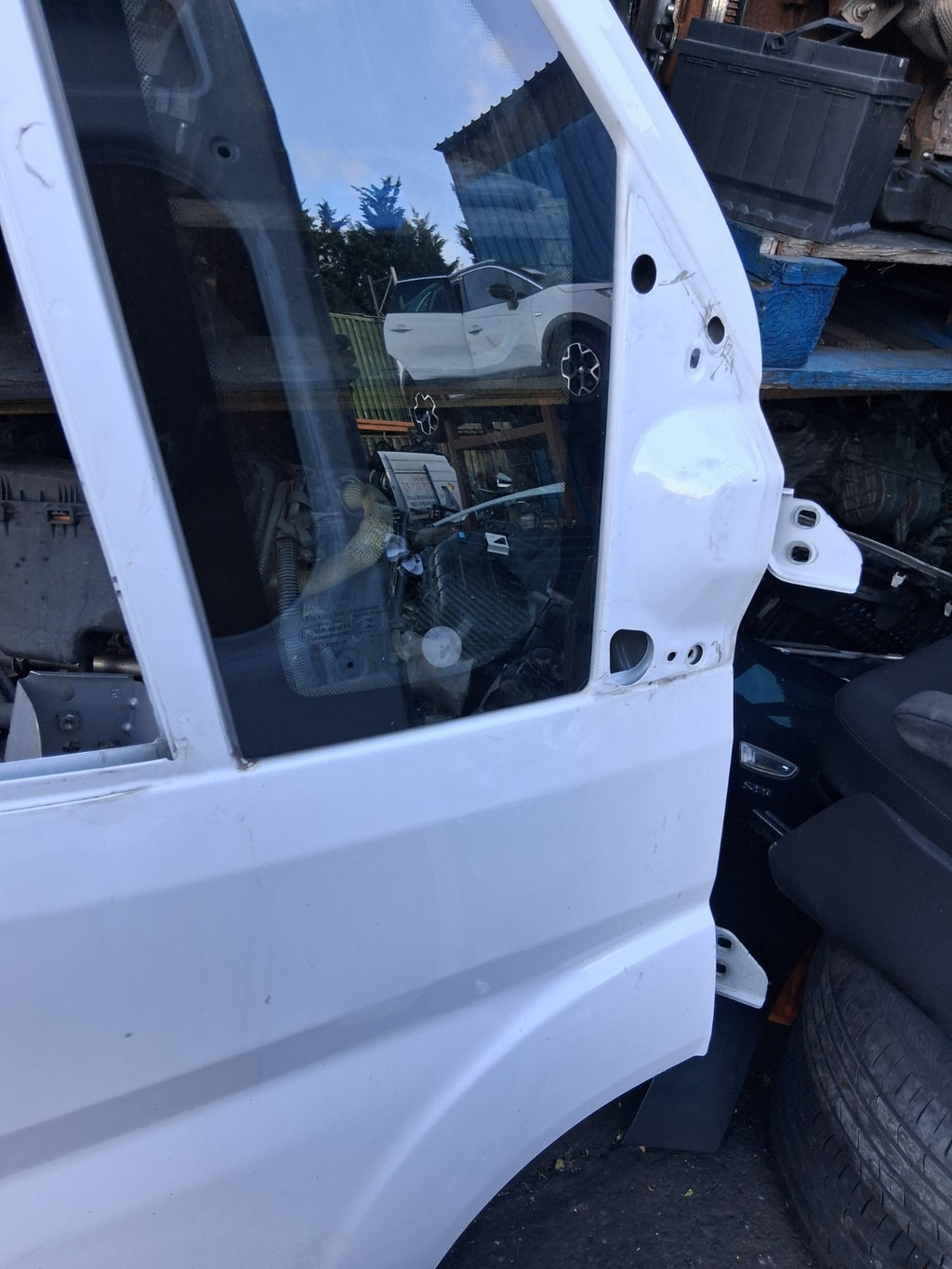 2023 VAUXHALL MOVANO C MK3 OSF DRIVER SIDE FRONT RIGHT BARE DOOR WHITE