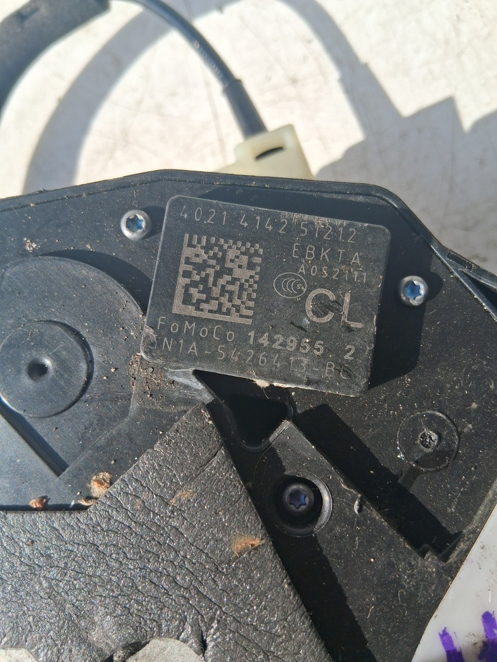 2021 FORD ECOSPORT 71 BOOTLID LOCK MECHANISM N1A5426413