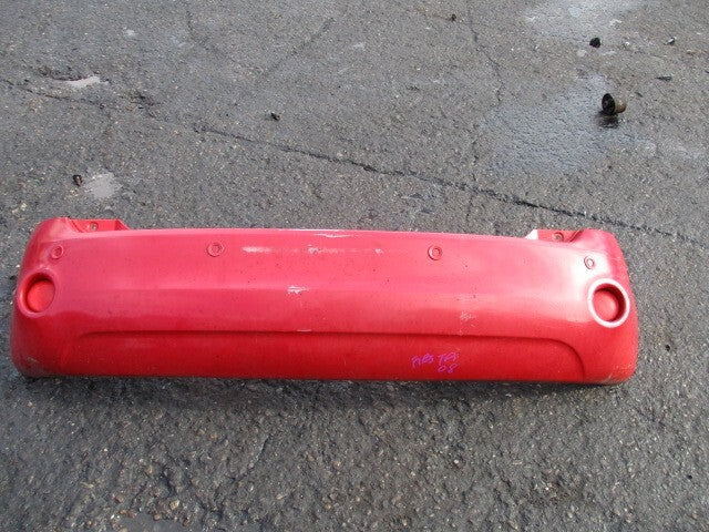 FORD FIESTA MK6 2008 5 DOOR REAR COMPLETE BUMPER RED