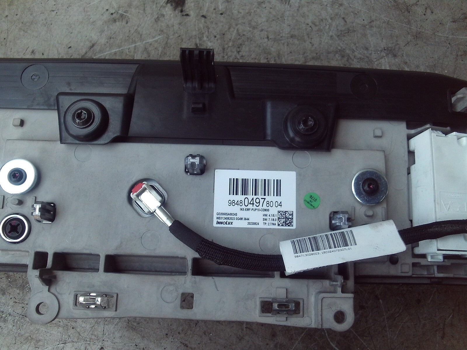 2024 ASTRA L INSTRUMENT CLUSTER SPEEDOMETER MULTIMEDIA & NAV SCREEN 9842958580