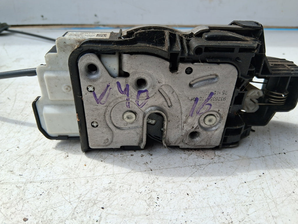 2016 VOLVO V40 OSF DRIVER SIDE FRONT DOOR LOCK MECHANISM 31440392