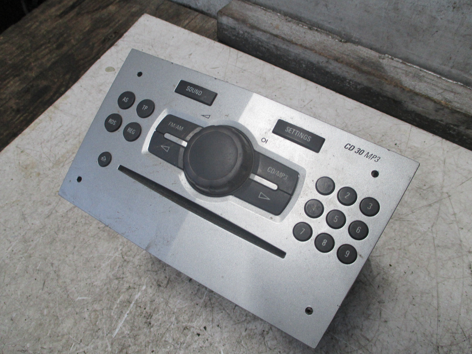 VAUXHALL CORSA D 2009 RADIO CD PLAYER STEREO HEAD UNIT 13289919