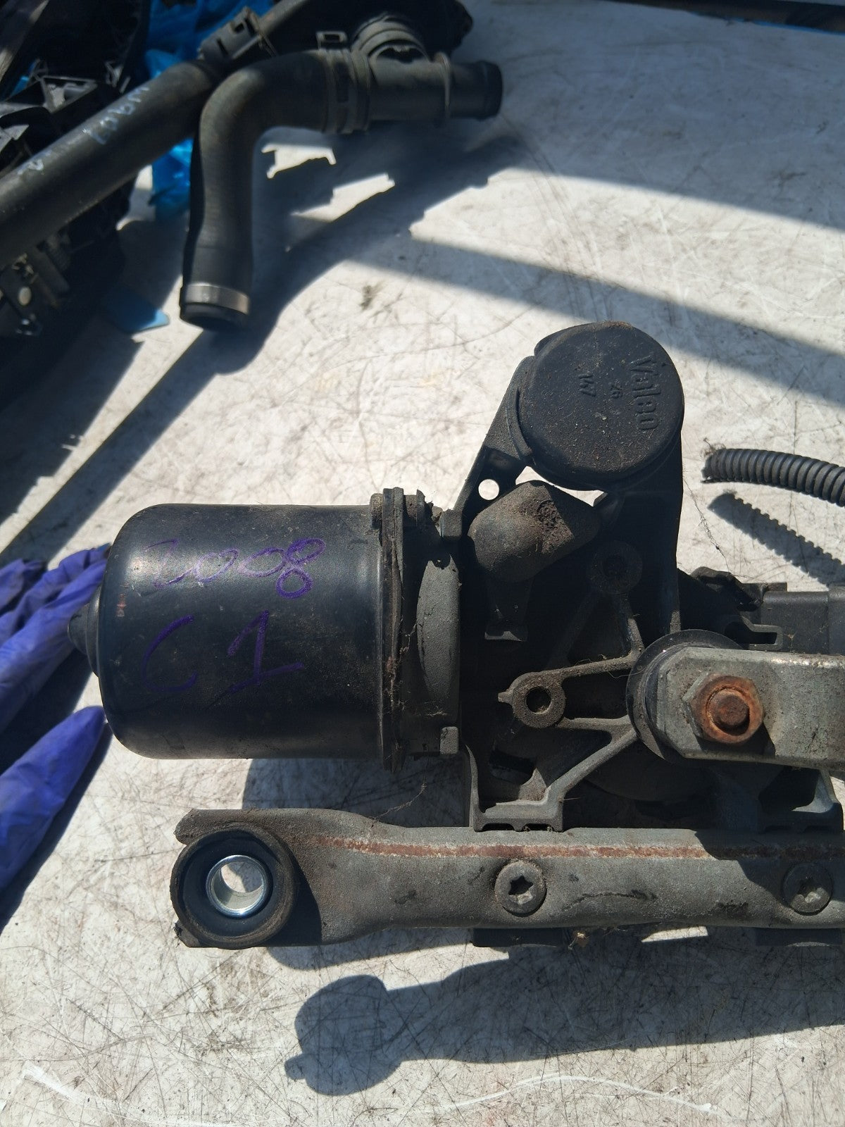 2008 CITROEN C1 FRONT WIPER MOTOR AND LINKAGE