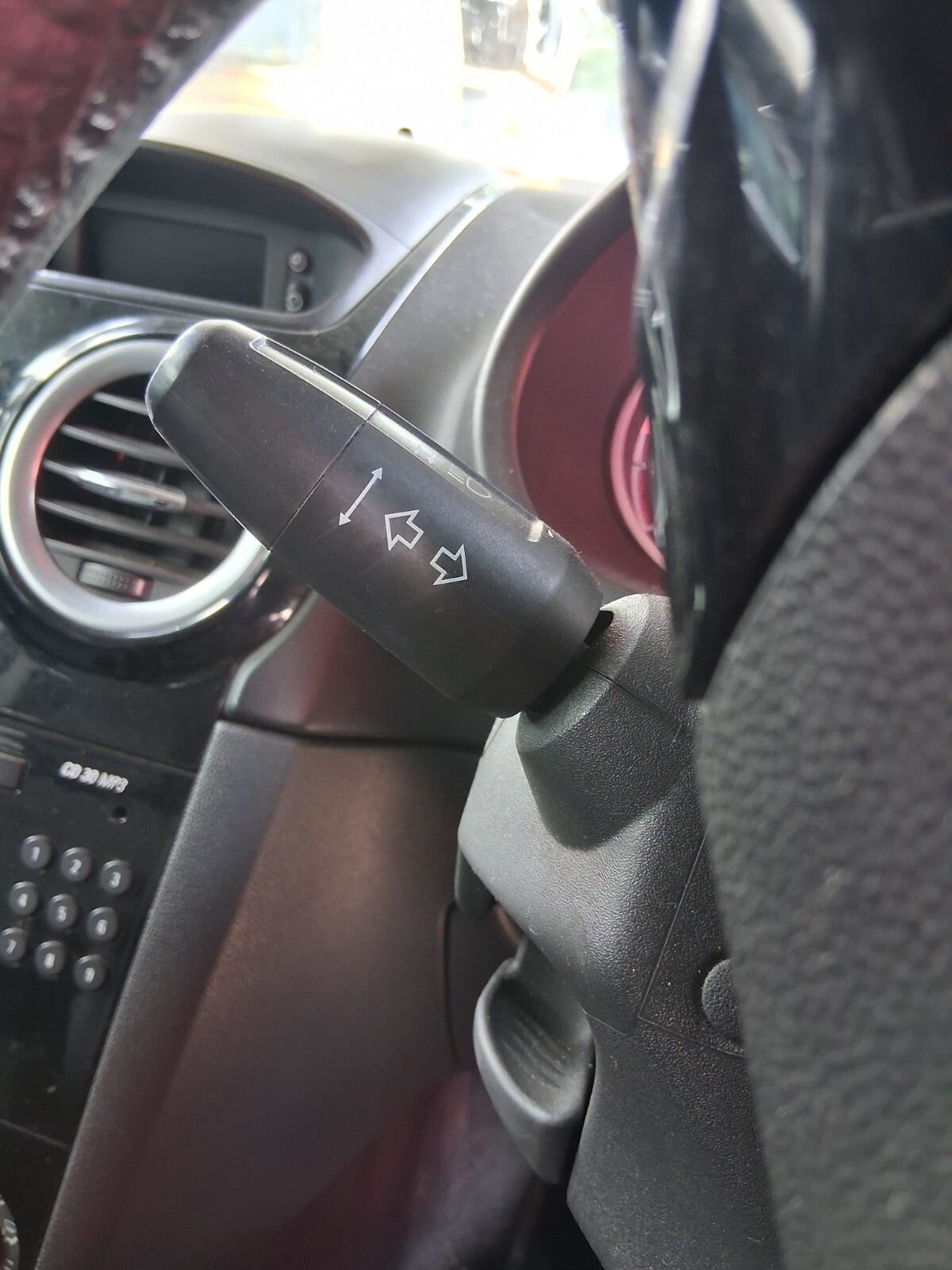 2009 VAUXHALL CORSA D WIPER INDICATOR SWITCH STALK SQUIB RING