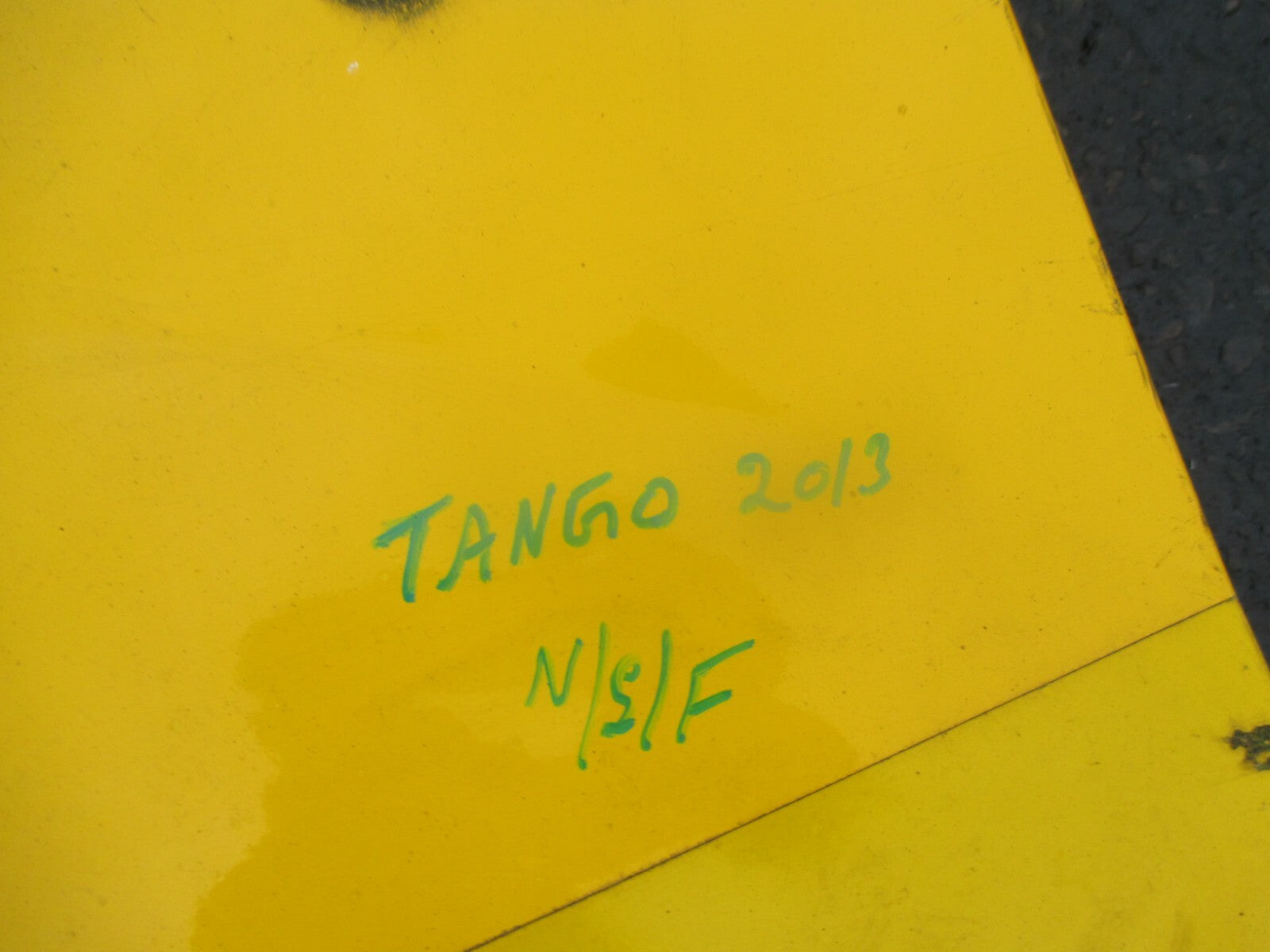 RENAULT TWINGO 2013 MK2 NSF FRONT PASSENGER SIDE QUARTER PANEL YELLOW