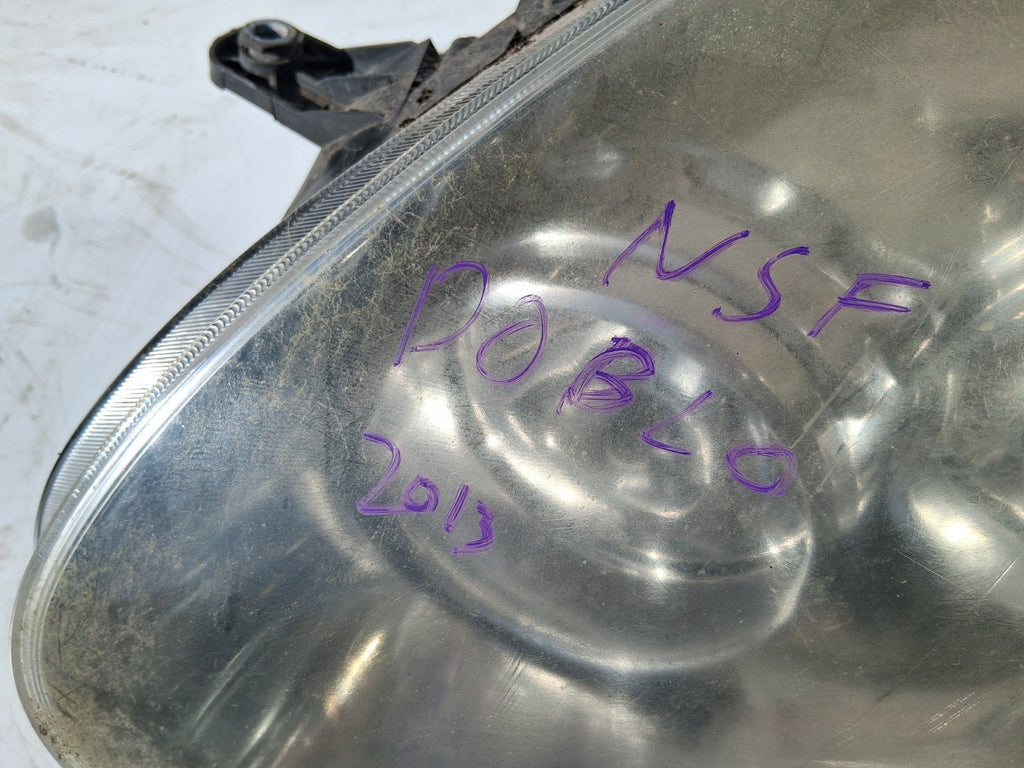 2013 FIAT DOBLO NSF NEAR LEFT PASSENGER SIDE FRONT HEADLIGHT HEADLAMP 51817939