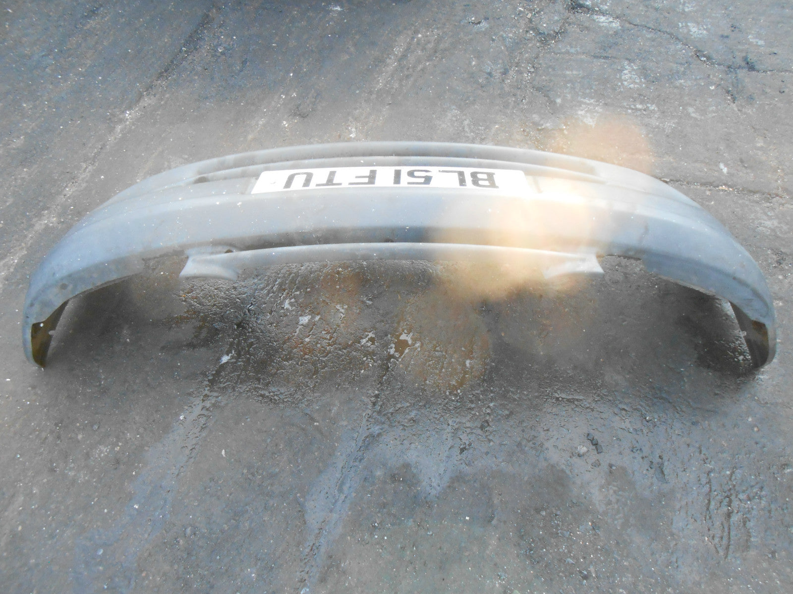 RENAULT KANGOO MK1 PH1 2001 COMPLETE BLACK PLASTIC FRONT BUMPER