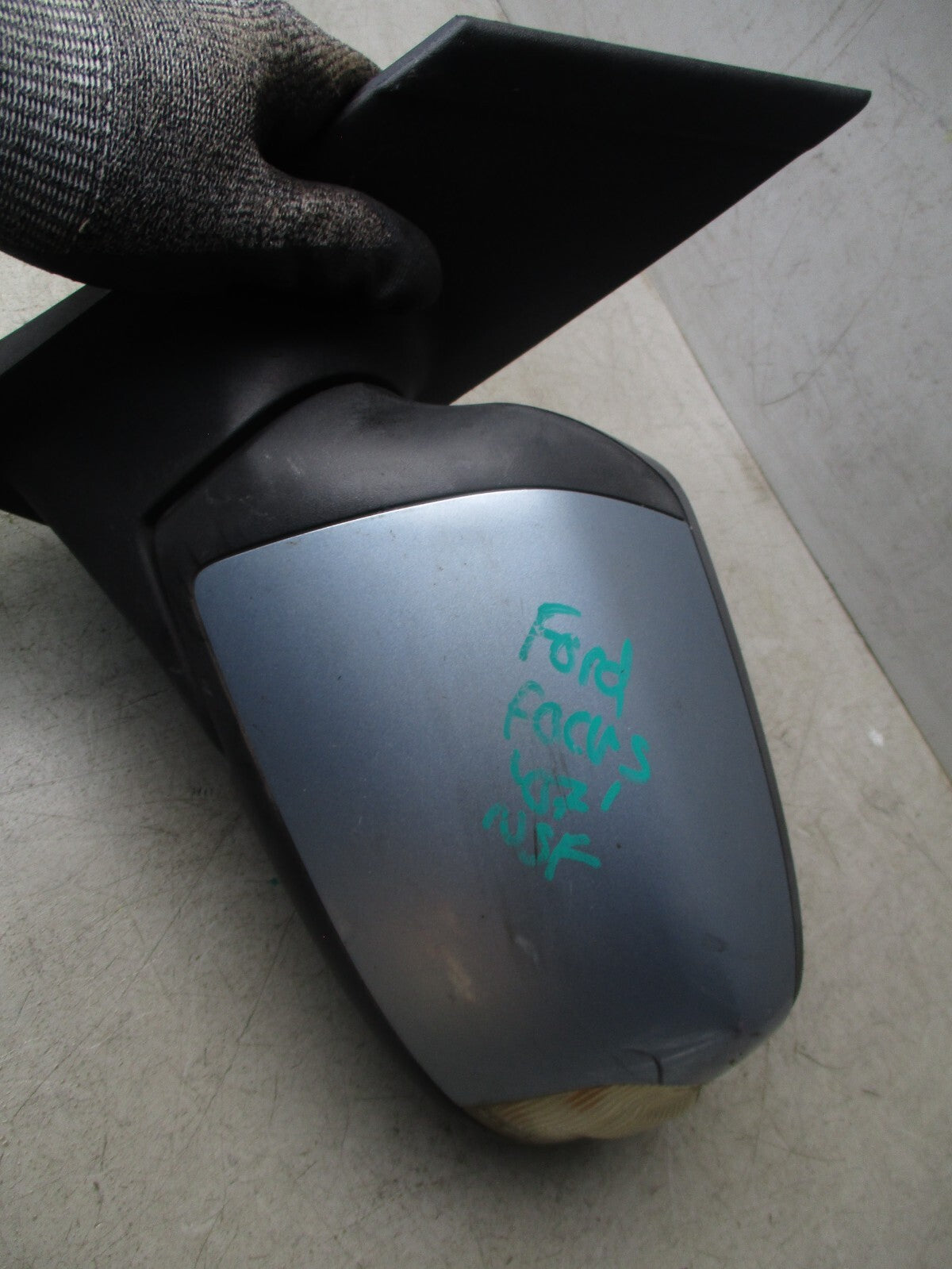 2007 FORD FOCUS MK2 NSF PASSENGER SIDE FRONT WING MIRROR BLUE