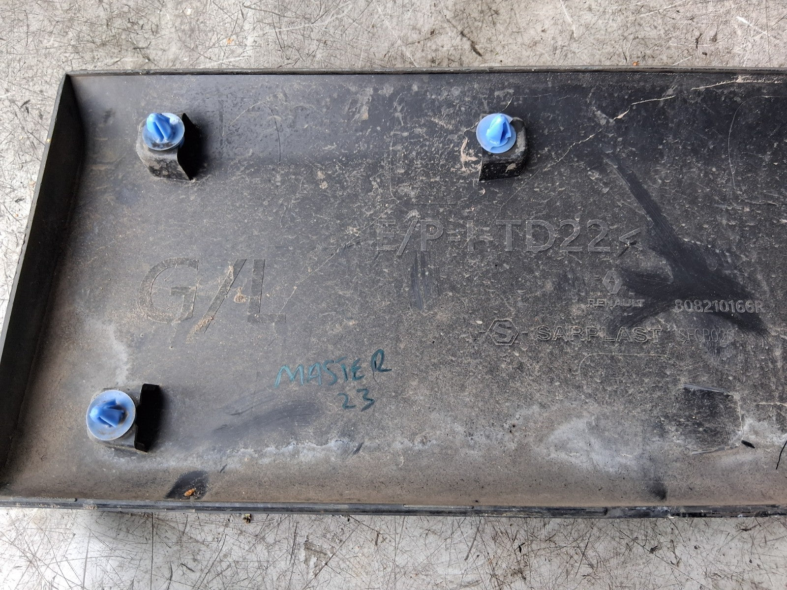 2023 RENAULT MASTER MK3 NS PASSENGER SIDE LEFT BODY MOULDING TRIM 808210166R