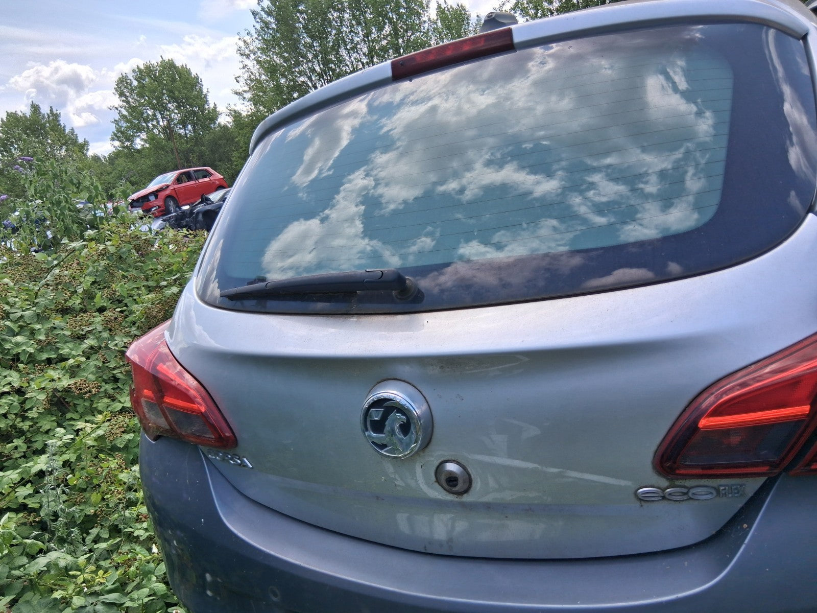 2017 VAUXHALL CORSA E 3 DOOR BARE TAILGATE BOOTLID SOVEREIGN SILVER METALLIC 176