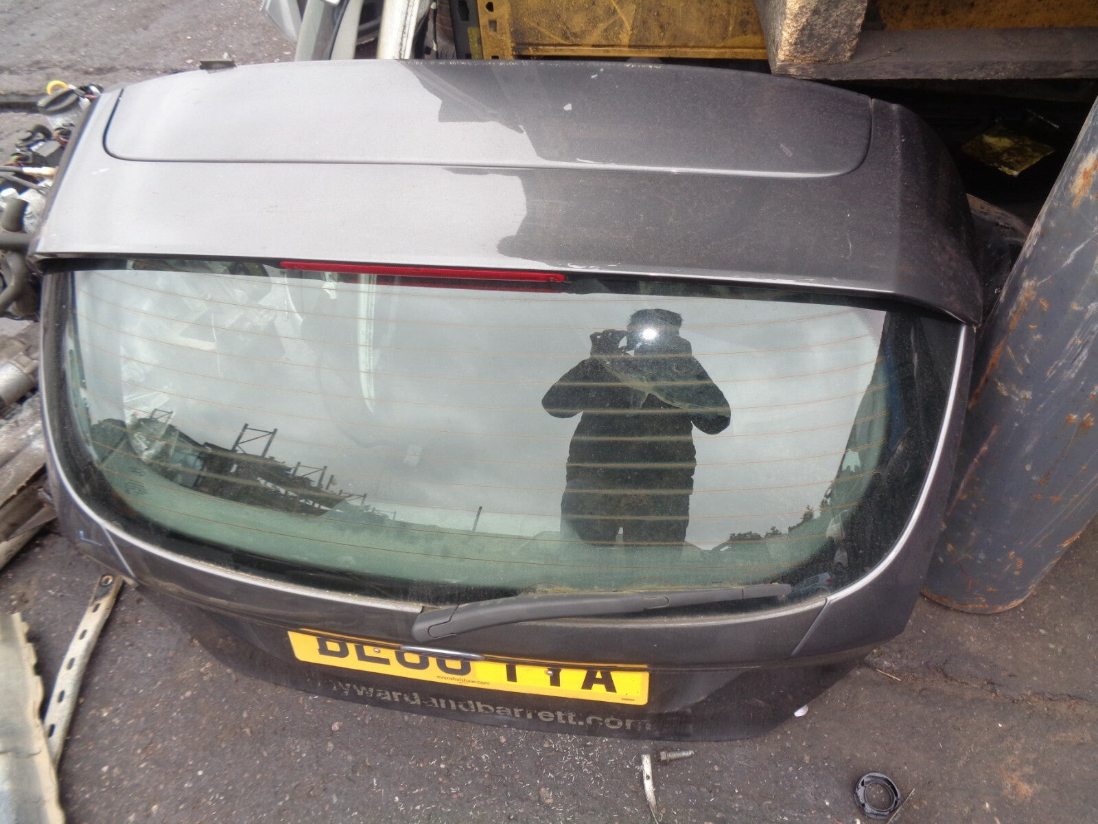 FORD FIESTA MK7 2016 HATCHBACK REAR COMPLETE TAILGATE BOOTLID GREY