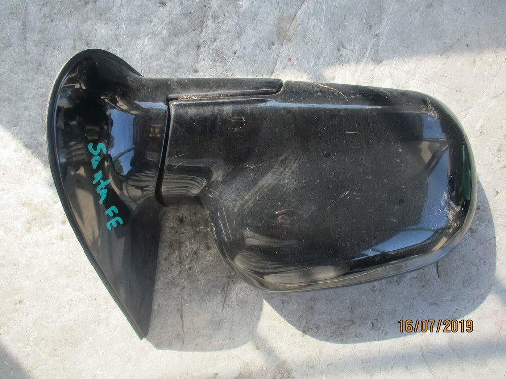 HYUNDAI SANTA FE MK1 OS DRIVER SIDE ELECTRIC WING MIRROR BLACK