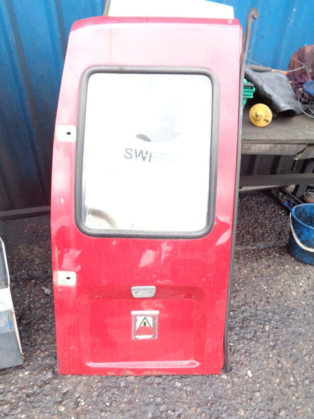 CITROEN C15 D REAR BACK  DOOR PASSENGER SIDE RED