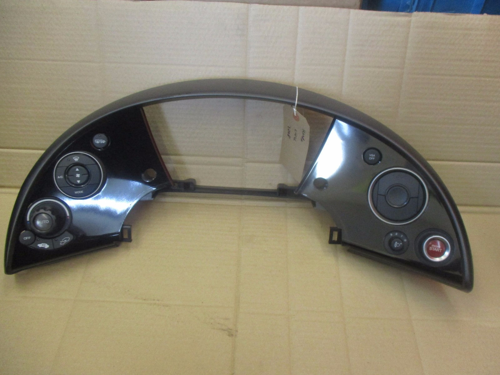 HONDA CIVIC MK8 2008 DASH SWITCH TRIM PANEL VENTS START BUTTON BLACK 79600SMJE4