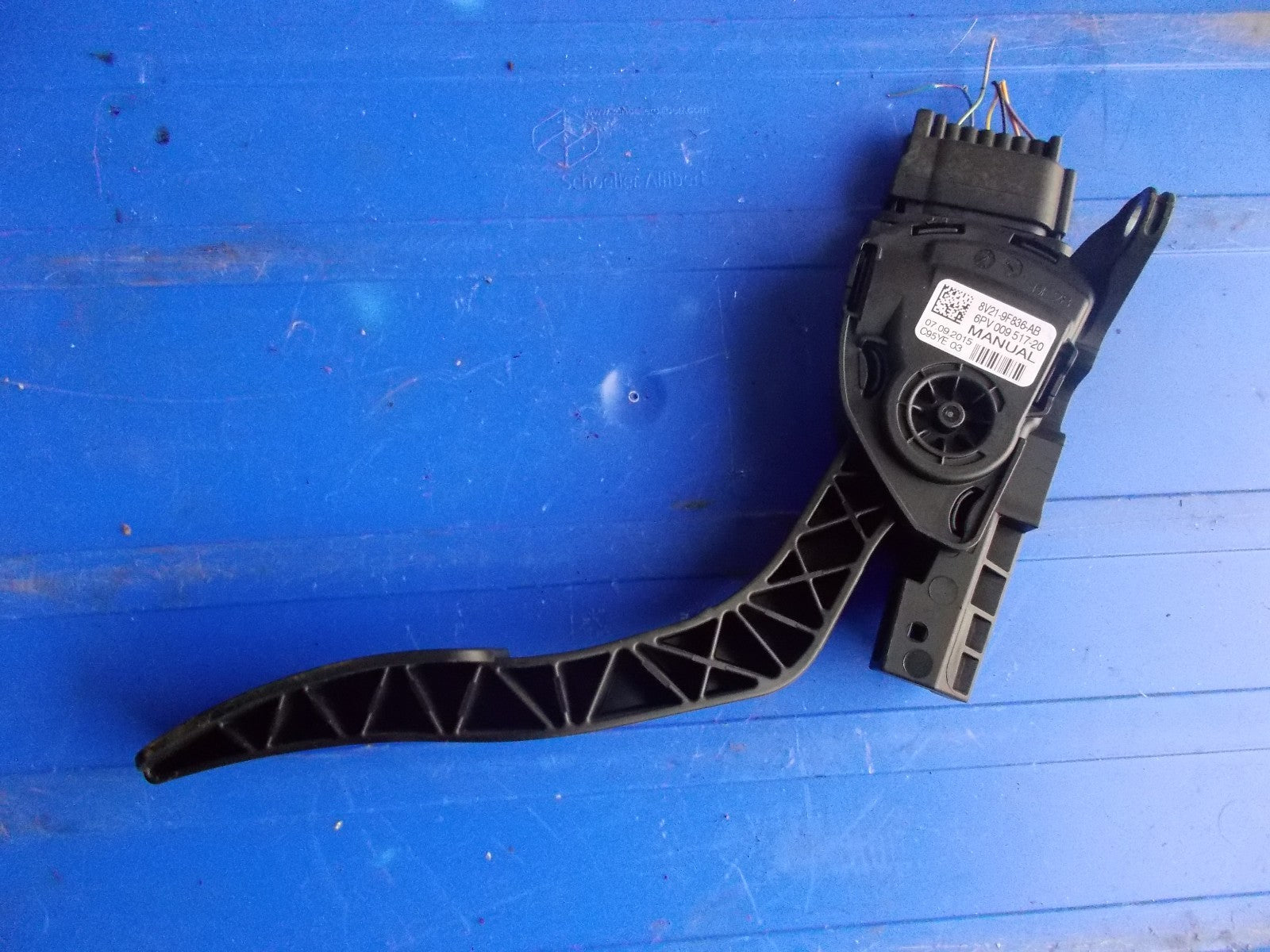 2015 FORD FIESTA MK6 ACCELERATOR TROTTLE PEDAL 8V219F836AB