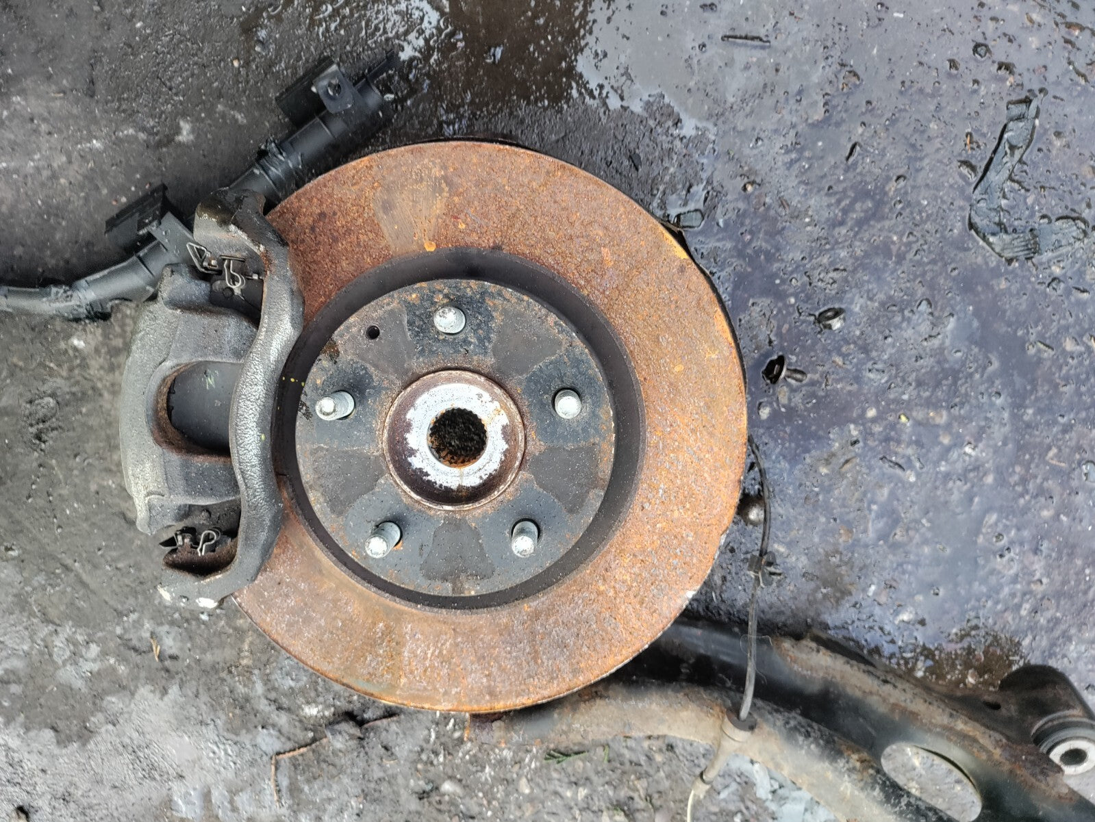 2020 MAZDA CX 3 MK1 2.0 PETROL NSF PASSENGER SIDE FRONT HUB, CALIPER & WISHBONE