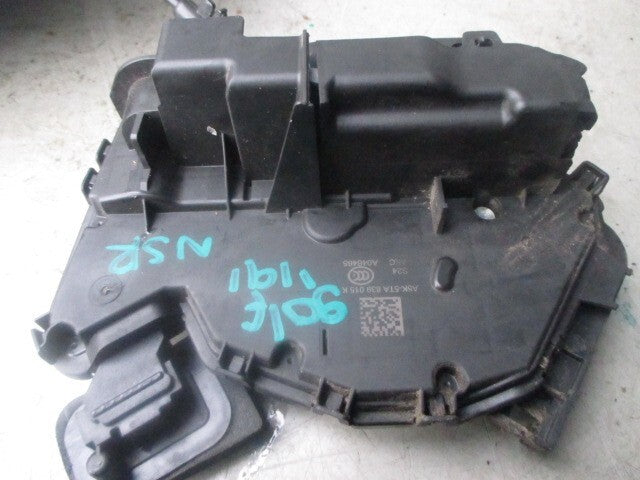 2019 VW VOLKSWAGEN GOLF NSR PASSENGER SIDE REAR DOOR LOCK MECHANISM A046465
