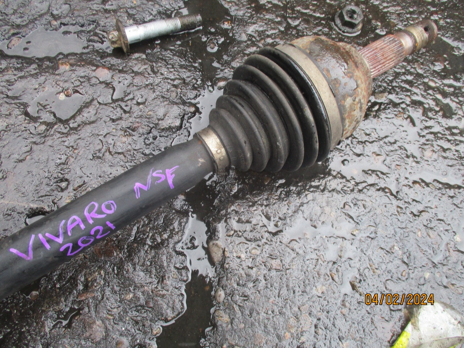VAUXHALL VIVARO MK3 2021 1.5 DIESEL NSF PASSENGER SIDE DRIVESHAFT