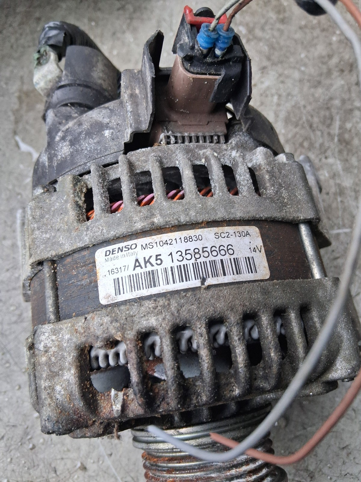 2017 VAUXHALL CORSA E ALTERNATOR AK513585666