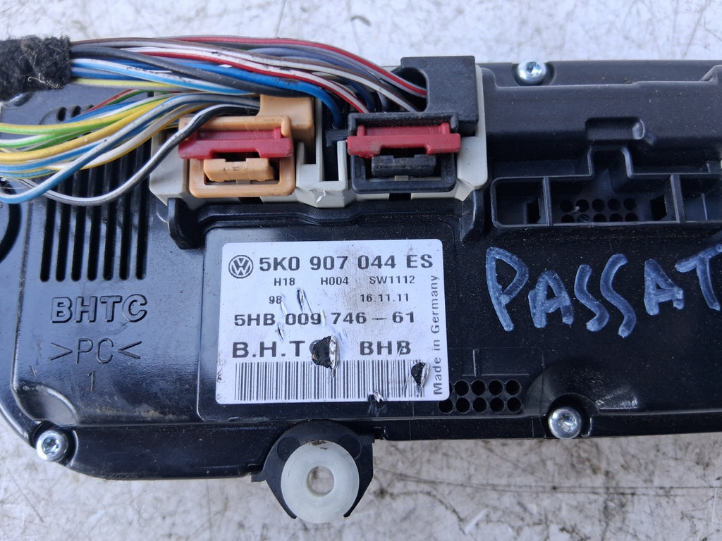 2012 VW VOLKSWAGEN PASSAT CC HEATER AC CLIMATE CONTROL 5K0907044ES
