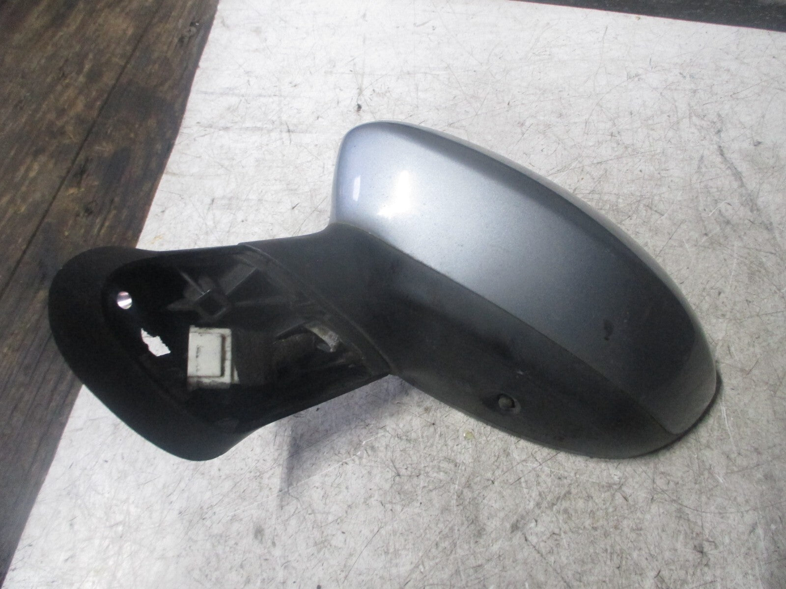 FIAT GRANDE PUNTO MK3 2008 3 DOOR NS PASSENGER SIDE DOOR WING MIRROR GREY 595/A