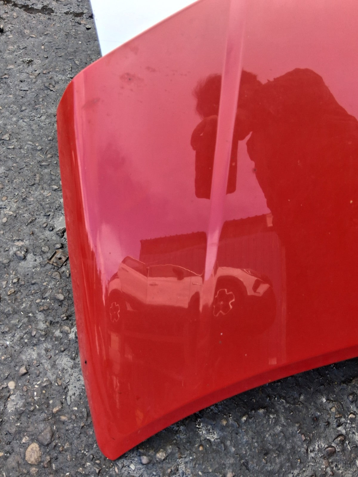2008 CITROEN C2 FRONT BONNET HOOD PANEL RED