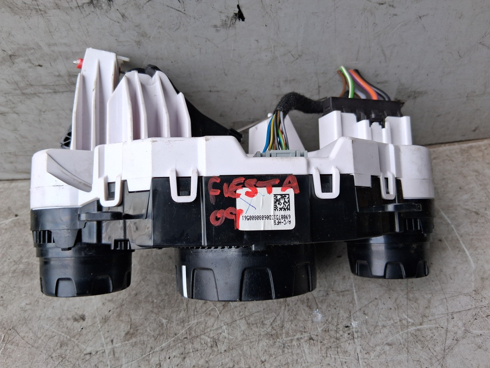 2009 FORD FIESTA MK7 AC HEATER CLIMATE CONTROL SWITCH PANEL 8A6119980BE