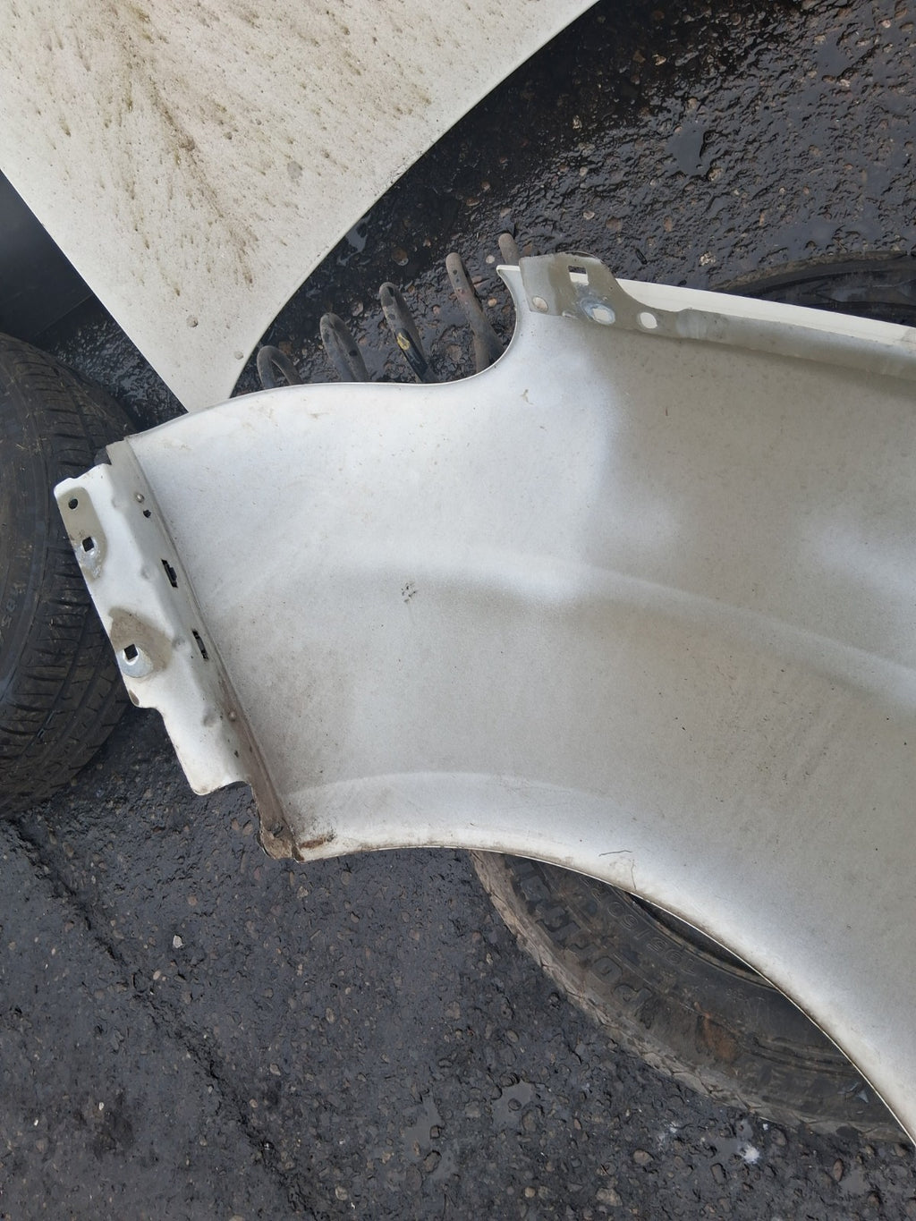 2013 FIAT DOBLO MK2 OS DRIVER SIDE FRONT RIGHT WING PANEL WHITE