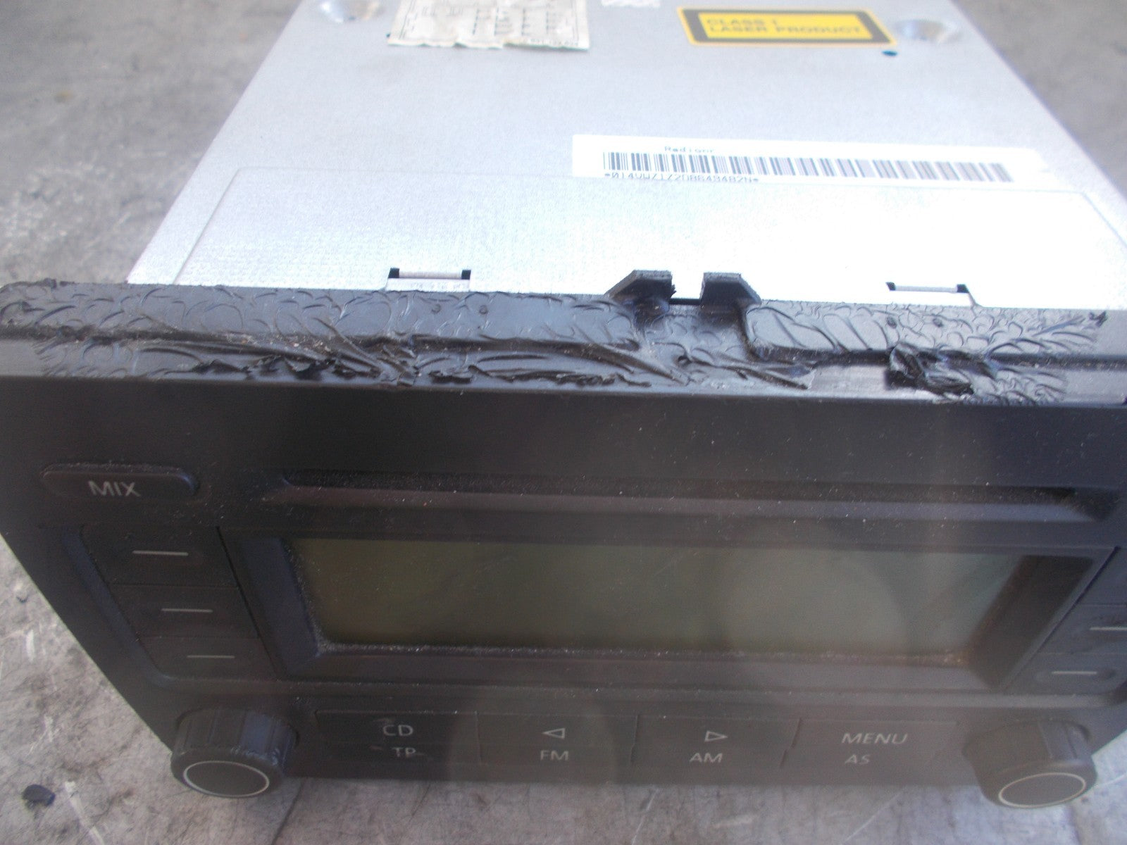 VW TOURAN 1T (MK1) GOLF 1K (MK5) RCD 300 CD PLAYER STEREO HEAD UNIT 1K0035186J