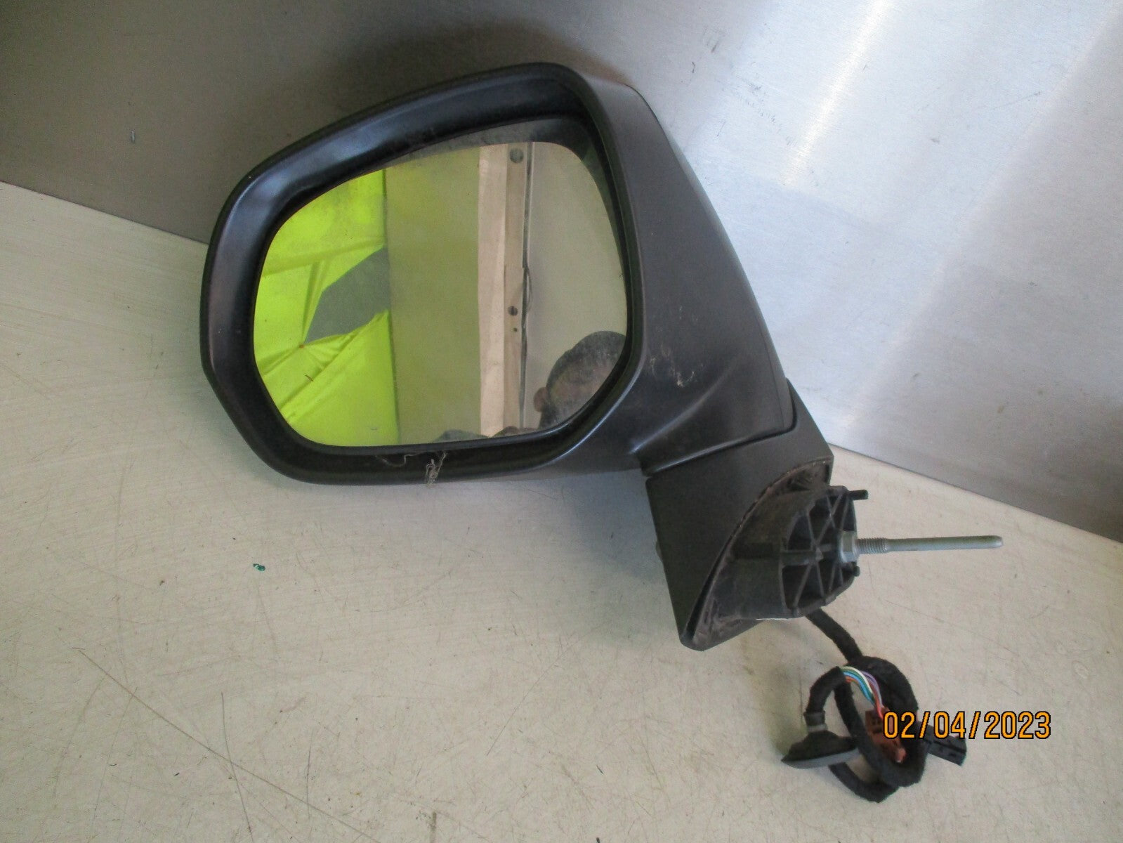 PEUGEOT 5008 MK1 2013 NS PASSENGER SIDE FRONT WING MIRROR VAPOR GREY
