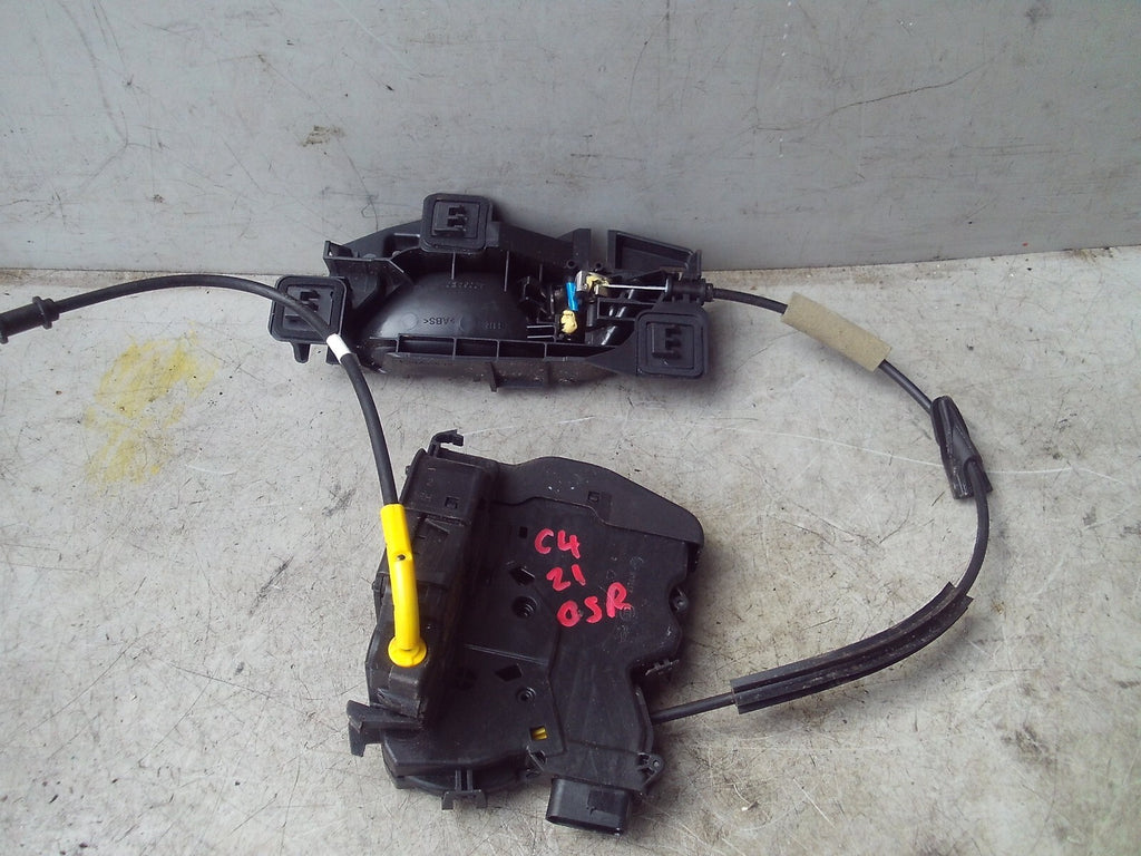 2021 CITROEN C4 MK3 OSR DRIVING SIDE REAR RIGHT SIDE DOOR LOCK HATCH 9832797680