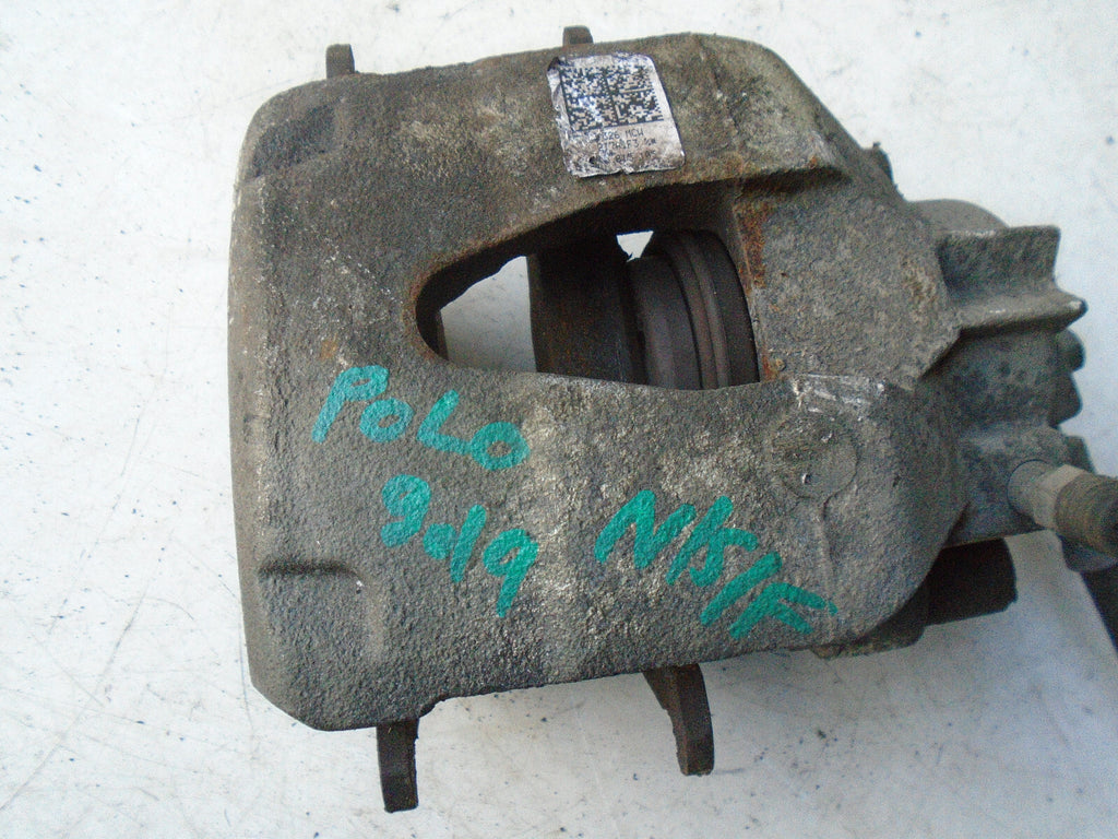 VW VOLKSWAGEN POLO MK6 2019 NSF PASSENGER SIDE FRONT BRAKE CALIPER