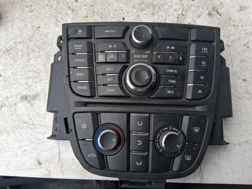 2016 VAUXHALL CORSA E AC HEATER CLIMATE SWITCH MULTIMEDIA SWITCH 13360093