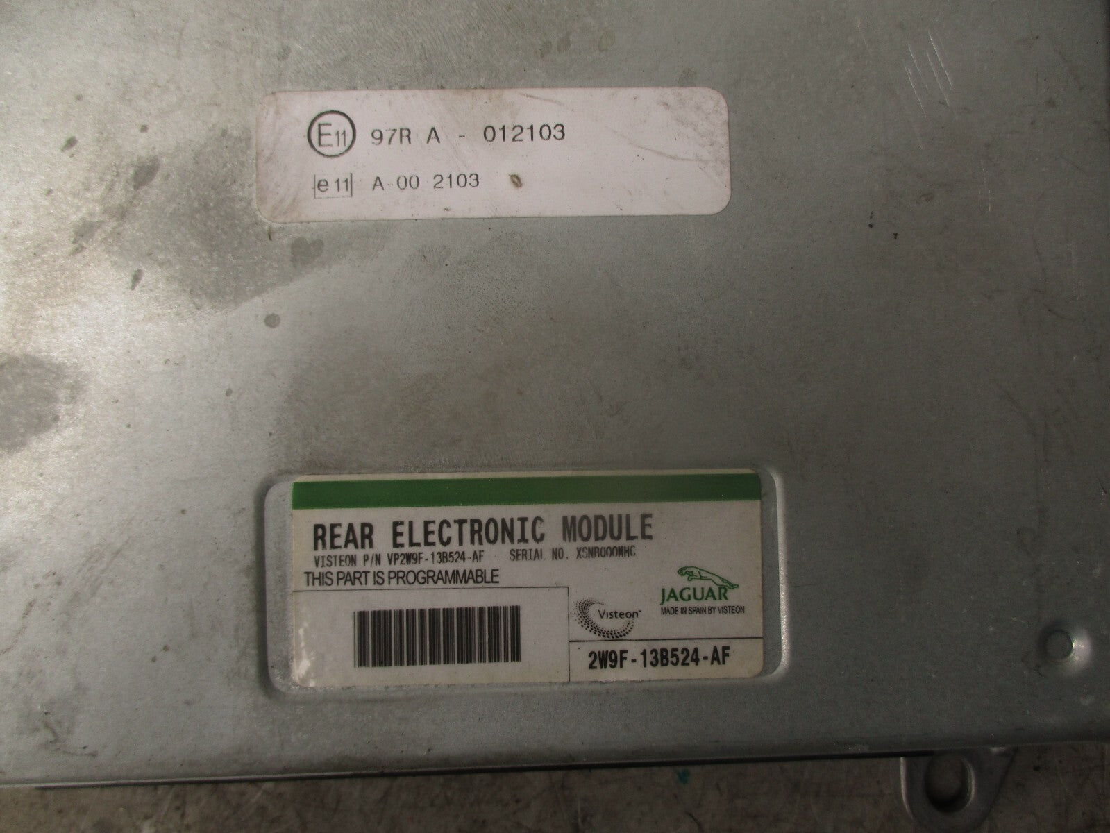 2003 JAGUAR XJ6 X350 REAR ELECTRONIC BULB FAILURE MODULE 2W9F13B524AF