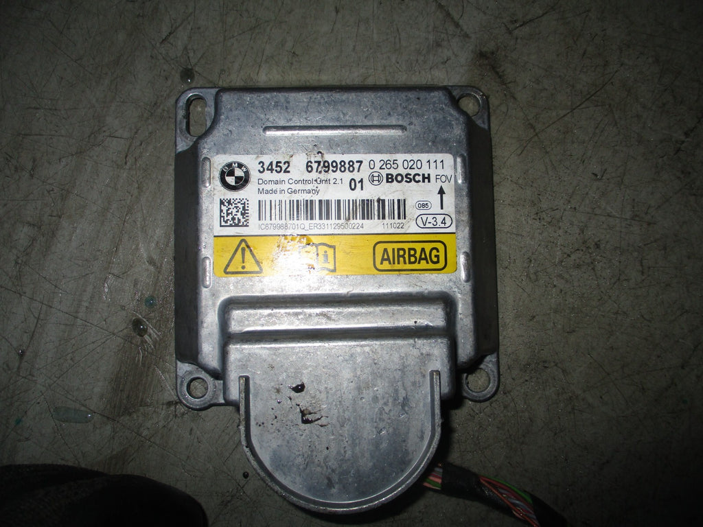BMW 5 SERIES 2011 F10 AIRBAG CONTROL MODULE ECU 6799887