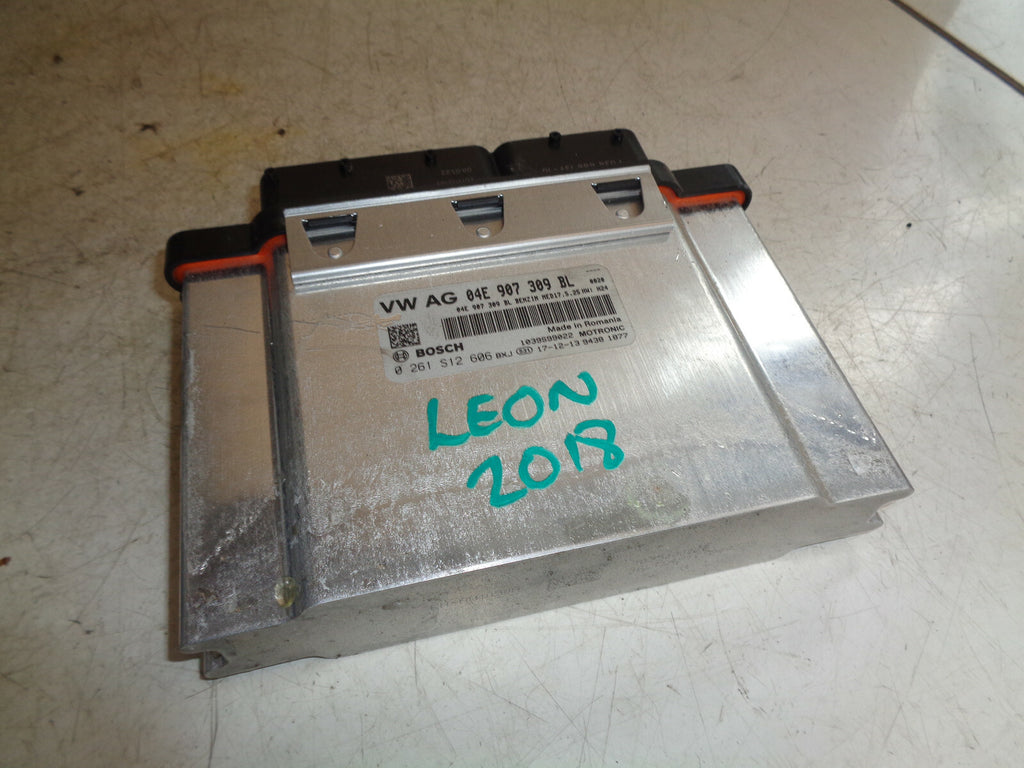 SEAT LEON MK3 2018 1.2 PETROL ENGINE ECU CONTROL MODULE UNIT 04E907309BL