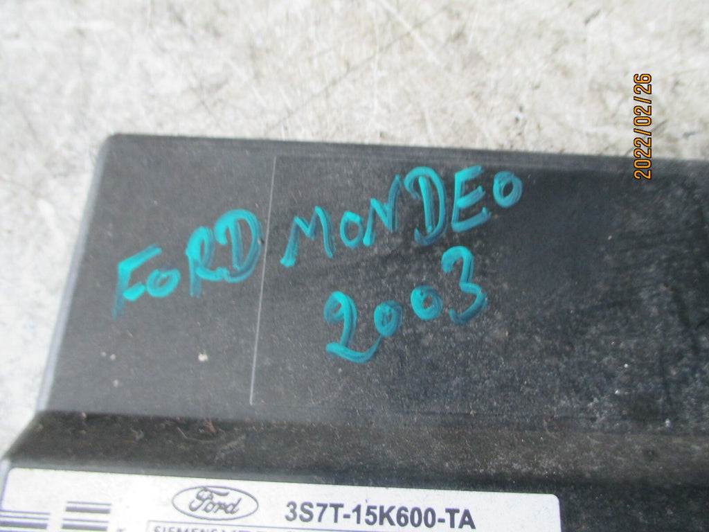 FORD MONDEO 2003 MK2 CENTRAL LOCKING CONTROL MODULE 3S7T15K600