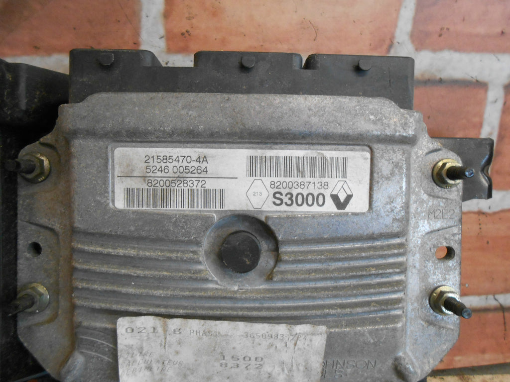 RENAULT MEGANE MK2 2005 1.6 ECU ELECTRONIC ENGINE CONTROL 8200387138