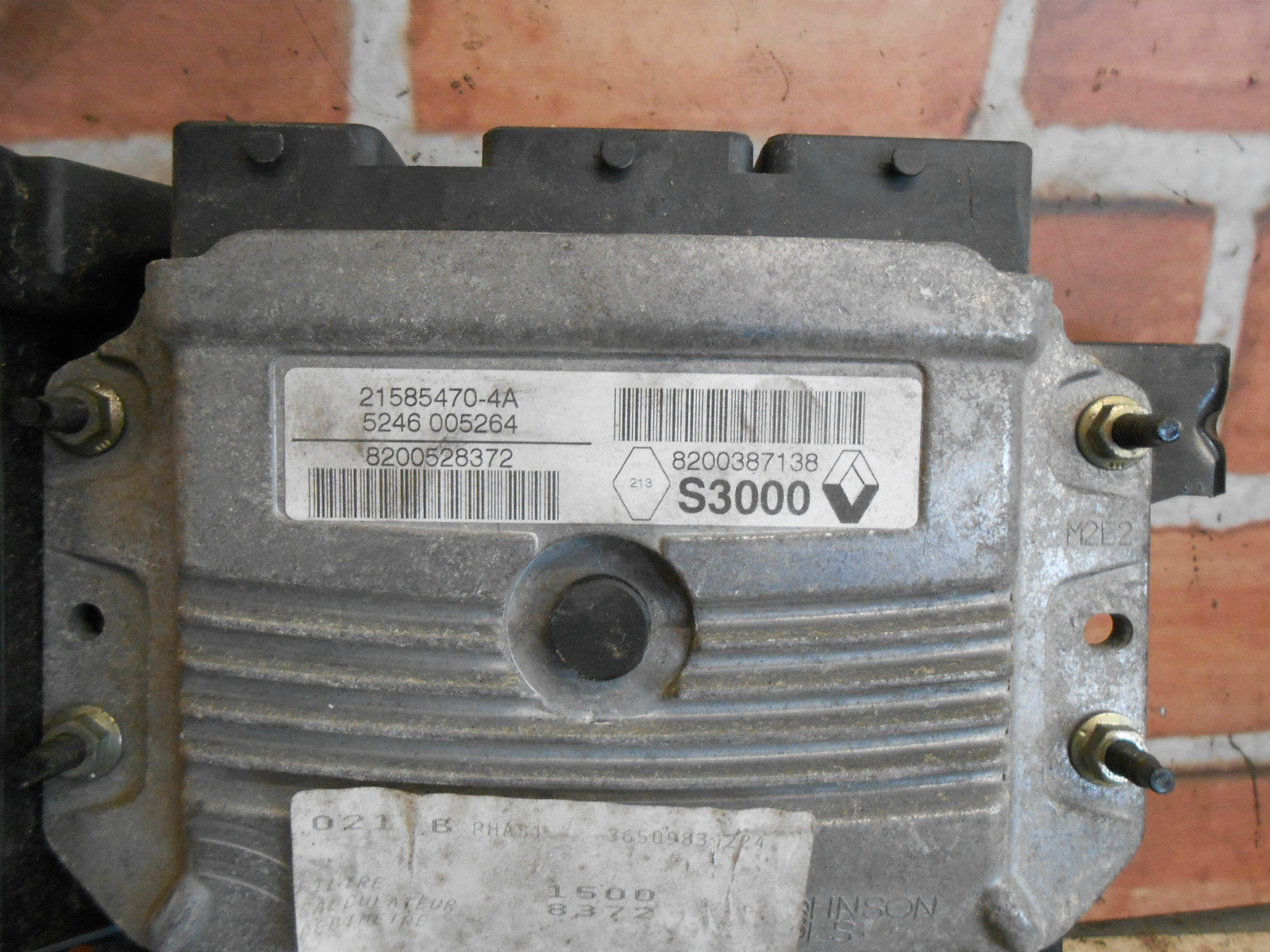 RENAULT MEGANE MK2 2005 1.6 ECU ELECTRONIC ENGINE CONTROL 8200387138