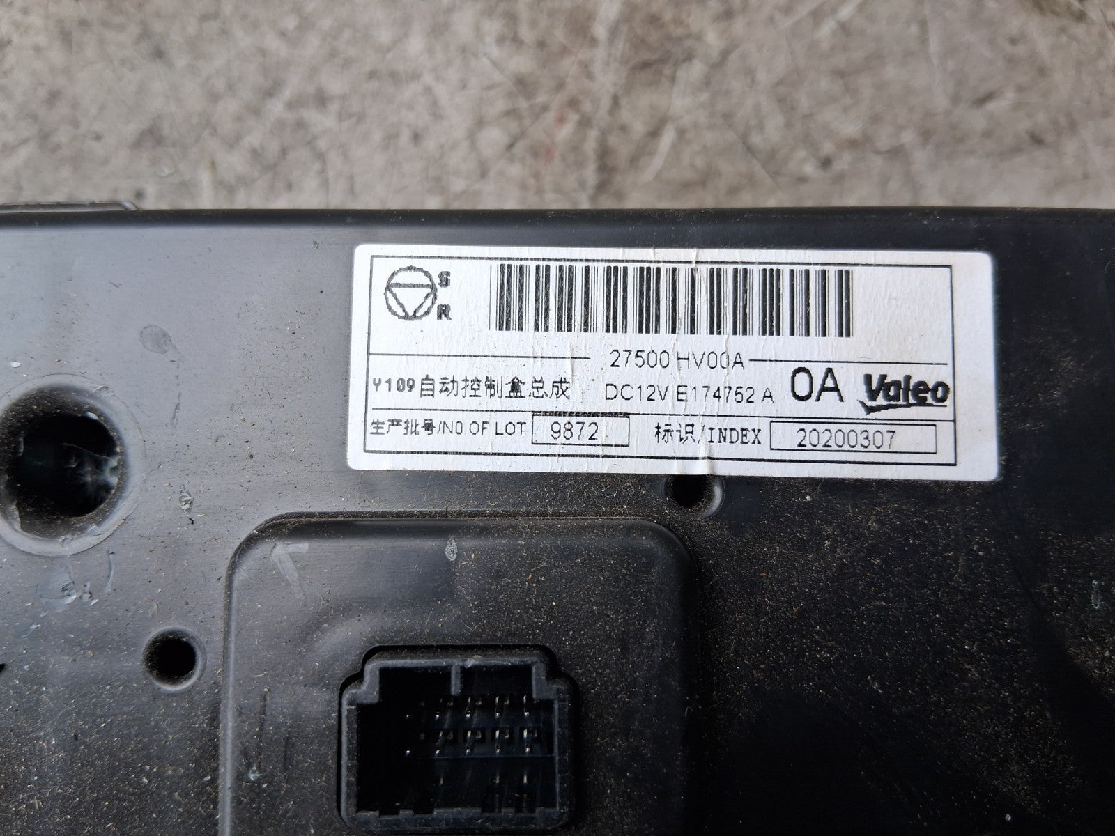 2020 NISSAN QASHQAI J11 MK2 AC HEATER CLIMATE CONTROL SWITCH PANEL 27500HV00A