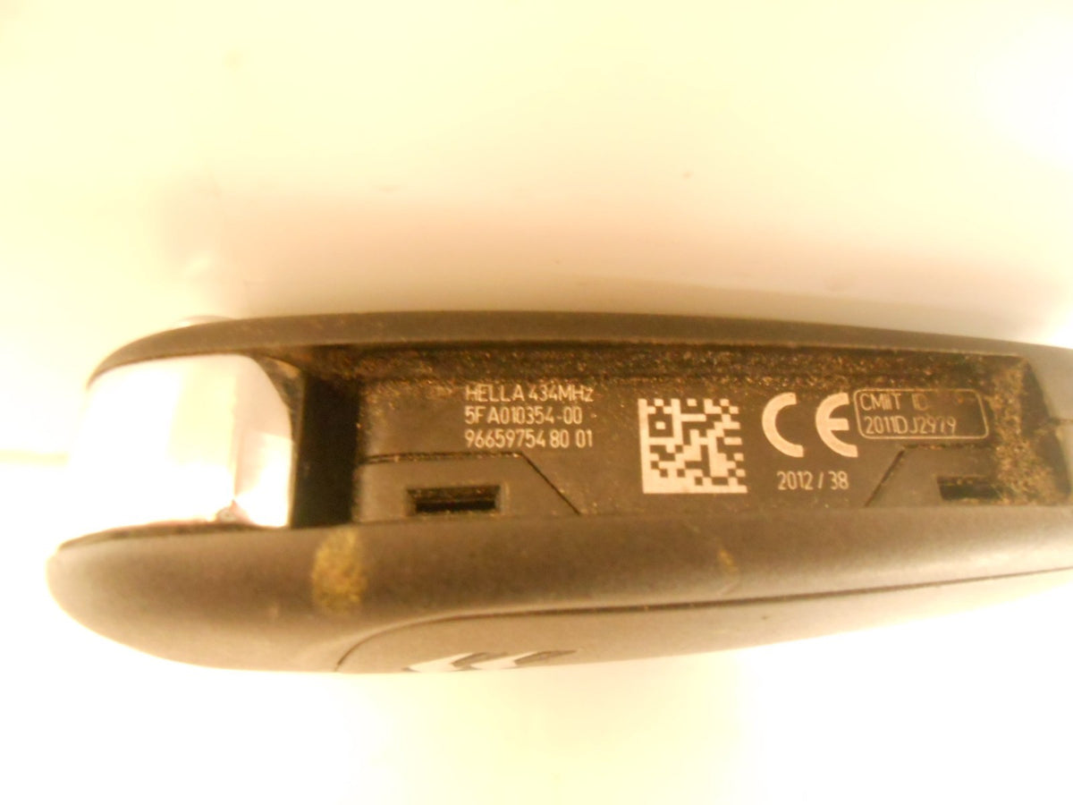 CITROEN C4 VTR+ KEY FOB BLADE IS BROKEN INTERNAL PARTS ONLY 966597548001