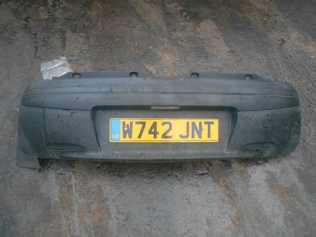 FIAT PUNTO 188 MK2 PRE FACELIFT 2000 REAR BUMPER BLACK PLASTIC