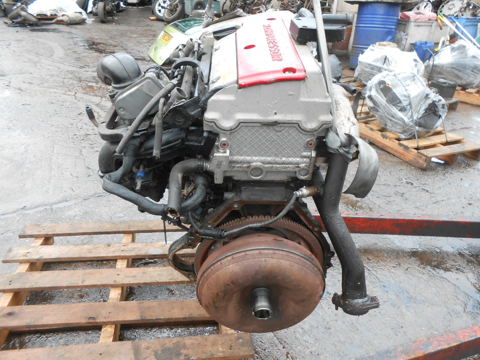 MERCEDES R170 SLK 230 KOMPRESSOR 2001 2.3 COMPLETE ENGINE R1110112201