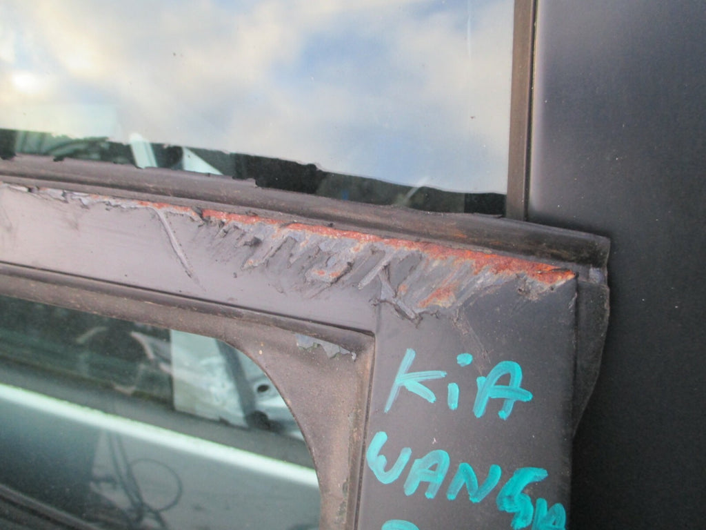 KIA VENGA 2018 OSR DRIVER SIDE REAR DOOR COMPLETE GREY
