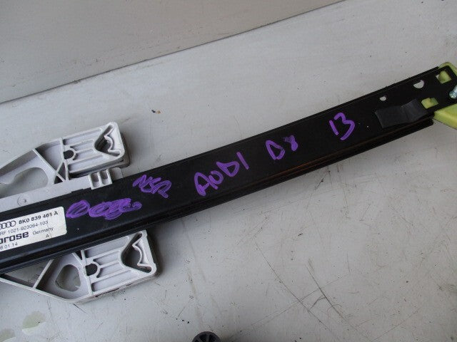 AUDI A4 2014 B8 NSR PASSENGER SIDE REAR WINDOW MOTOR REGULATOR 8K0839461A